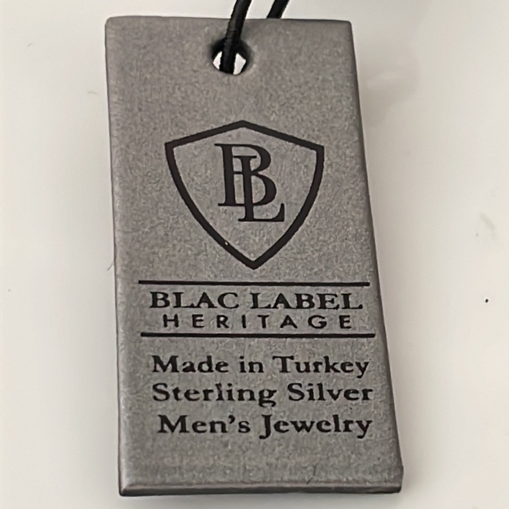 BLACK LABEL HERITAGE UNISEX STERLING SILVER RING - Picture 12 of 15